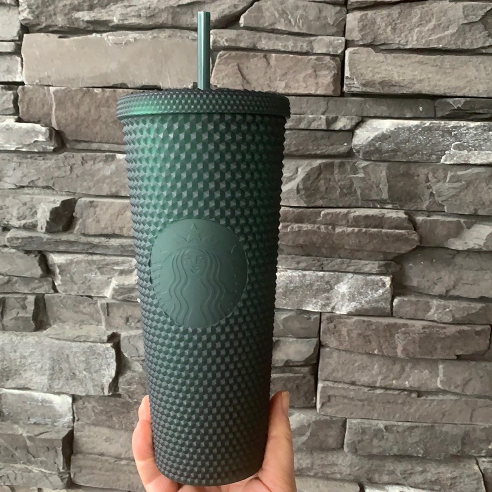 Starbucks Dark Green Studded brand new